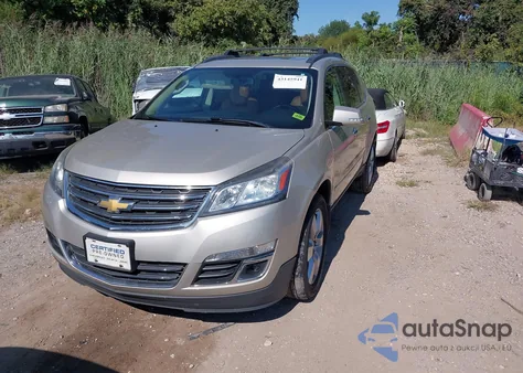 2013 Chevrolet Traverse Ltz из США, поврежденный, VIN 1GNKVLKD6DJ108352
